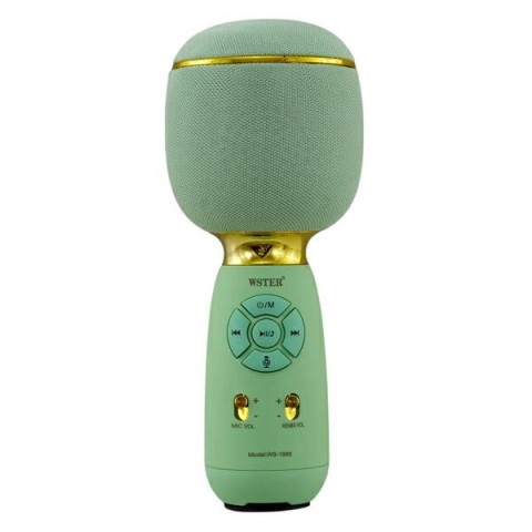 MICROFONO CASSA BLUETOOTH VERDE